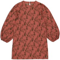 Levv jurk Fajen aop olive flowers