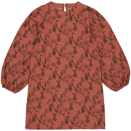 Levv jurk Fajen aop olive flowers