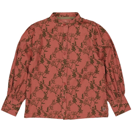 Levv blouse Fara aop olive flowers