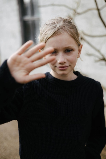 Levv sweater Faybe black iris