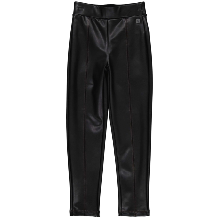 Levv leatherlook broek Femma black iris