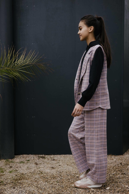 Levv broek Fonne aop lila pdp