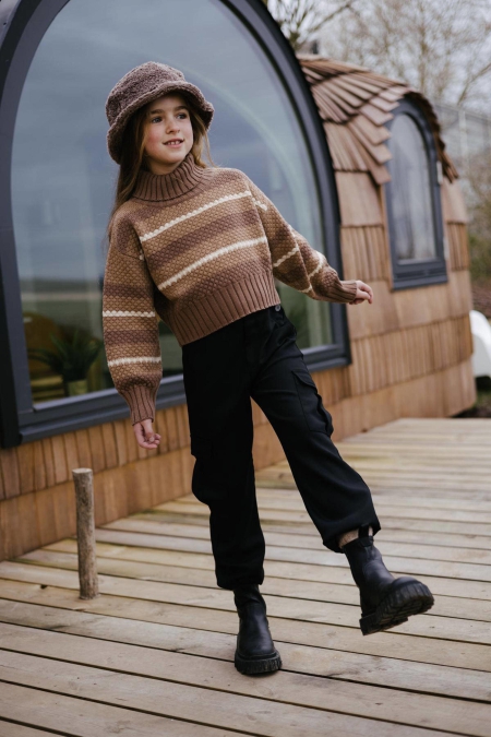 Levv broek Foske black iris