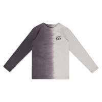 Lucky No.7 longsleeve egret tie dye (LBW23LS015)