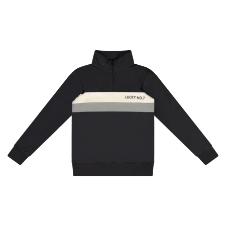 Lucky No.7 sweater black (LBW23SW009)