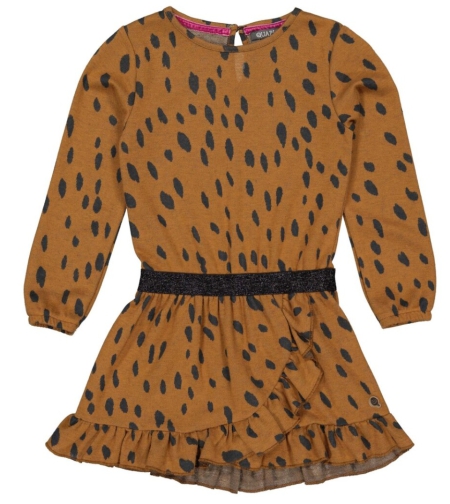 Quapi jurk Adize brown chestnut brown