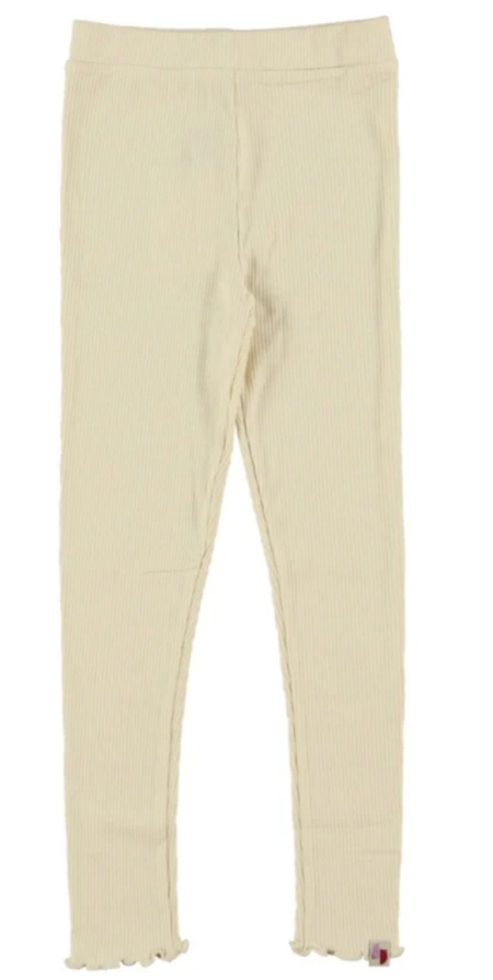 Topitm rib legging Fienna milky flower (AW23BAS40)