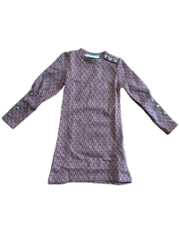 Topitm jurk Petra lurex sand (AW23-MISS08)