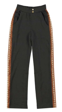 Topitm broek Onana black sweat (AW23-NOM28)