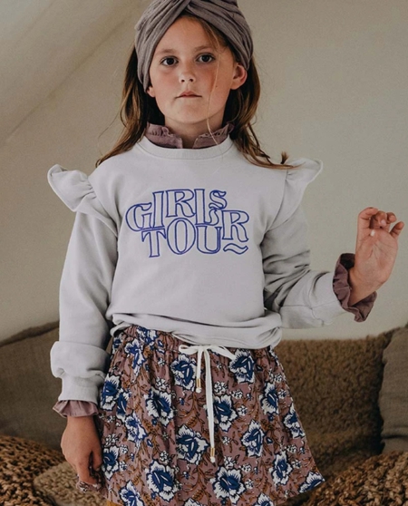 Topitm sweater Tirza mushroom girlstour (AW23-TOP11)