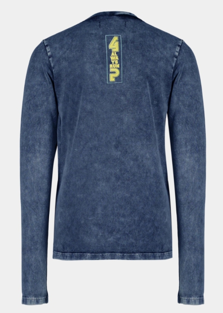 4President acid wash longsleeve Maas denim