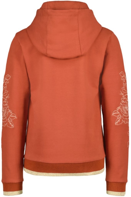 4President hoodie Irma brandy brown