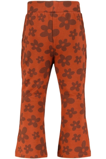 4President flared broek Klara brandy brown aop