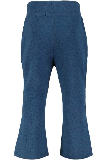 4President flared broek Klara blue wing teal aop