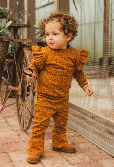 4President flared broek Klara cathay spice aop