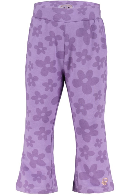 4President flared broek Klara purple haze aop