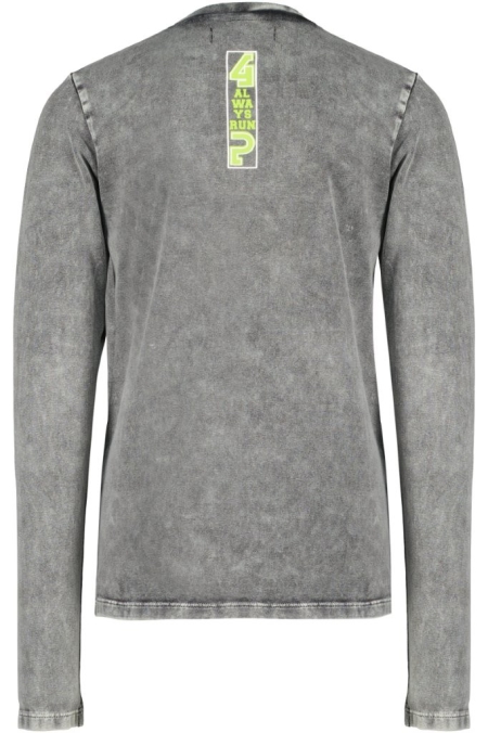 4President acid wash longsleeve Maas black