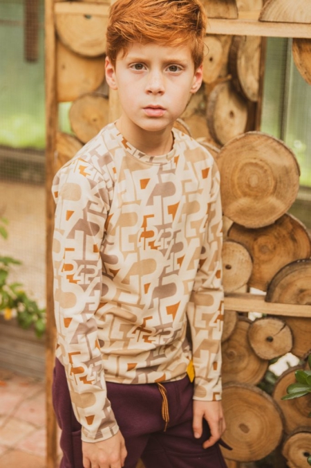 4President sweater Mars doeskin aop