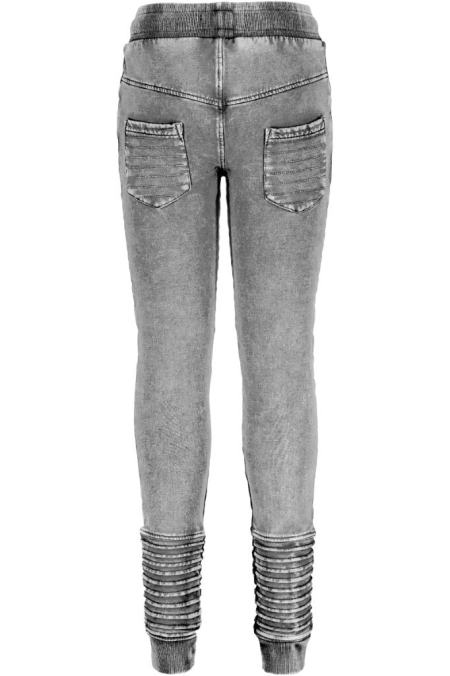 4President acid wash broek Mees black