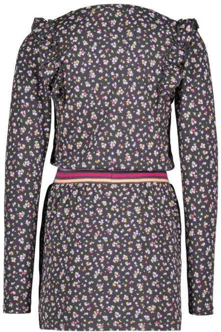 4President jurk Melody black oyster aop