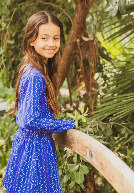 4President jurk Mira bluing aop