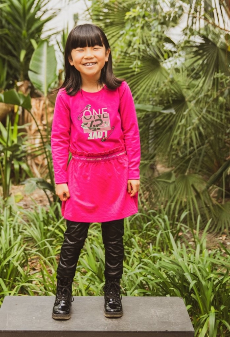 4President jurk Morgan fuchsia red one love 4P