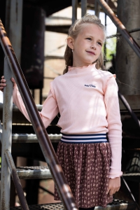 Billy & Lilly rib col longsleeve Yuna french pink