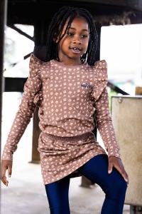 Billy & Lilly jurk Sally brownie cookie cheetah