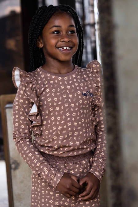 Billy & Lilly jurk Sally brownie cookie cheetah