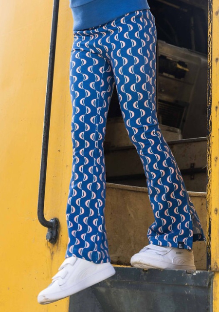 Billy & Lilly flared Elin azure swirl