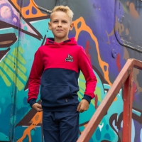 Billy & Lilly hoodie Alfie ruby red