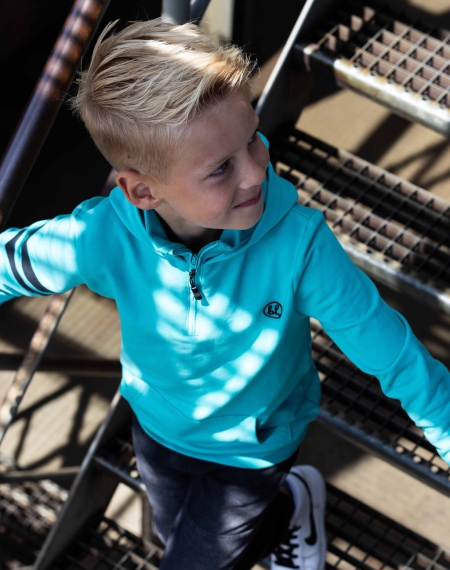 Billy & Lilly hoodie Jay aqua
