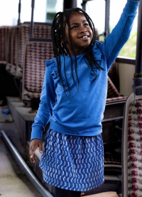 Billy & Lilly sweater Poppy azure