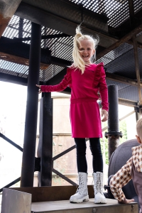 Billy & Lilly jurk Sally ruby red