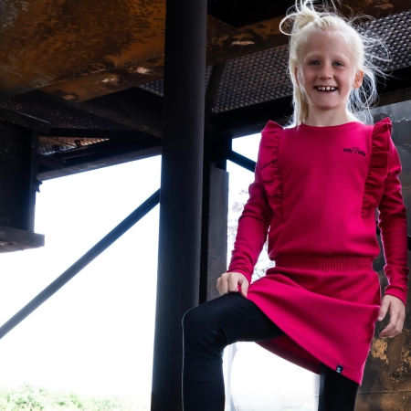 Billy & Lilly jurk Sally ruby red