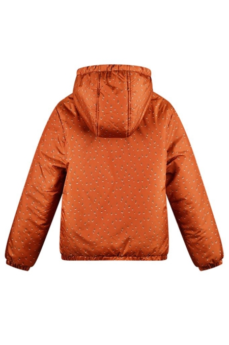 Moodstreet winterjas Jet rust aop (M407-5201-480)