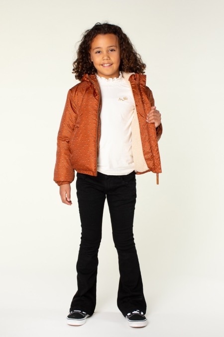 Moodstreet winterjas Jet rust aop (M407-5201-480)