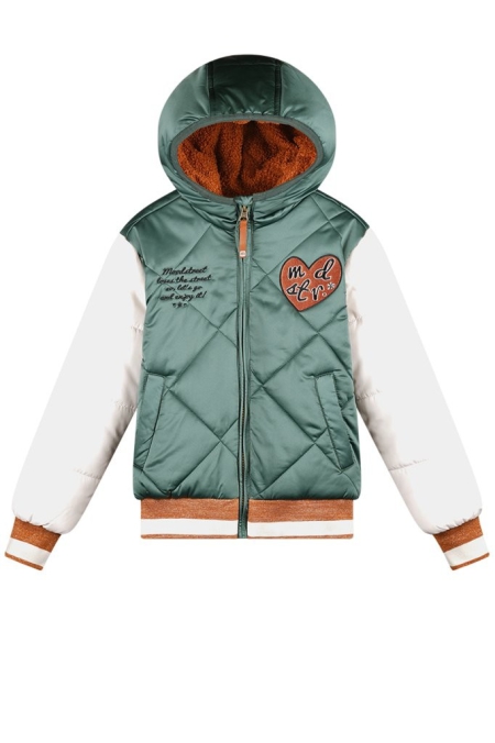 Moodstreet baseball jacket Joy shaded evergreen (M407-5220-344)