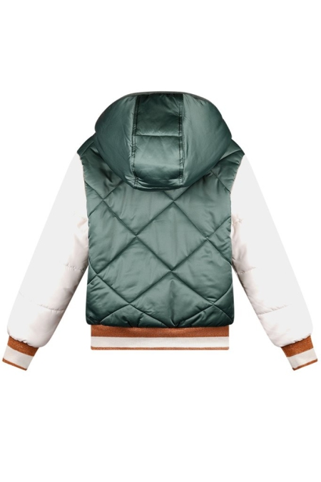 Moodstreet baseball jacket Joy shaded evergreen (M407-5220-344)