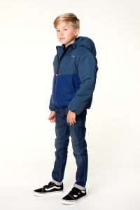 Moodstreet winterjas colorblock Jimmy night blue (M407-6210-196)