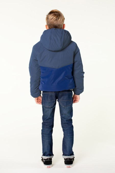 Moodstreet winterjas colorblock Jimmy night blue (M407-6210-196)