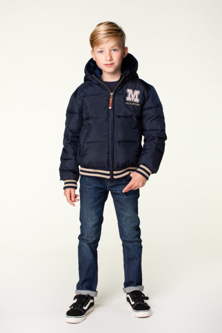 Moodstreet baseball jacket Justin navy (M407-6220-170)