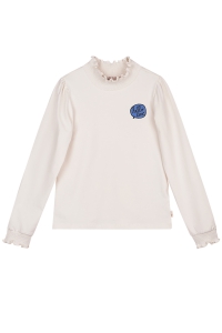 Moodstreet longsleeve Laurie with smock warm white (M408-5405-006)