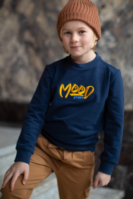 Moodstreet sweater Sev navy (M408-6310-170)