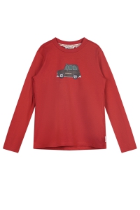 Moodstreet longsleeve Loek burnt red auto (M408-6412-276)