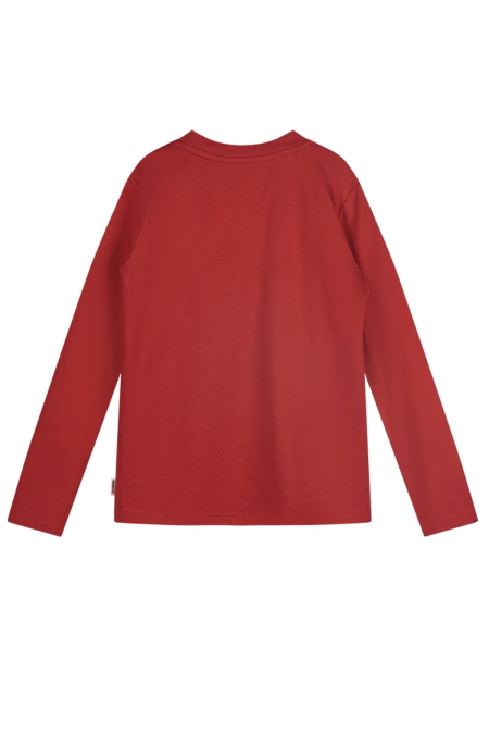 Moodstreet longsleeve Loek burnt red auto (M408-6412-276)