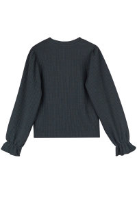 Moodstreet lonsgeleeve Sammy structure knit leaf (M409-5311-344)