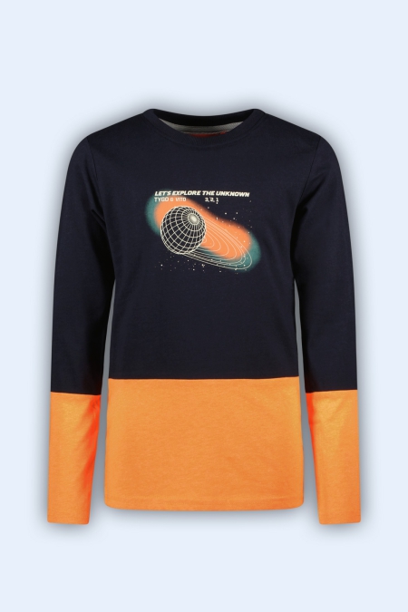 Tygo & Vito longsleeve Musa navy (X408-6418-190)