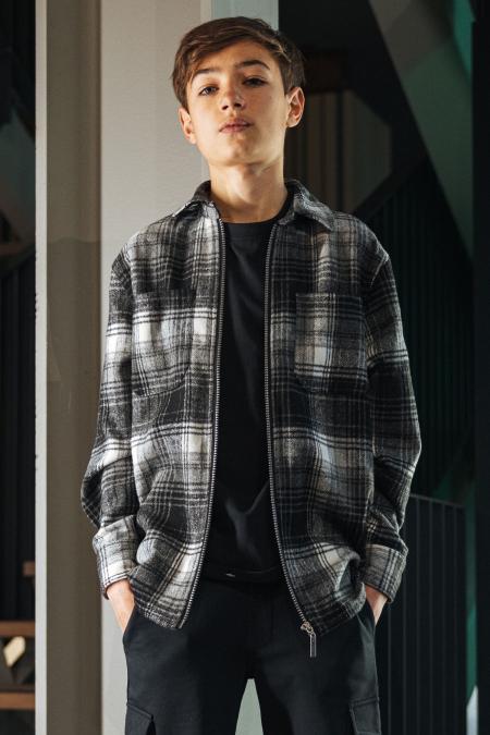 Tygo & Vito overshirt vest Teddy black (X409-4102-099)