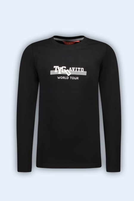 Tygo & Vito longsleeve Mux black (X409-6423-099)